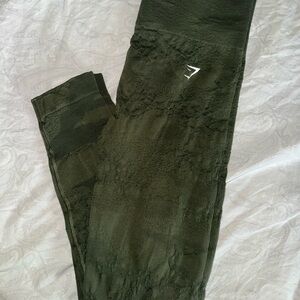 GS Adapt Camo Seamless Leggings - Moss Olive